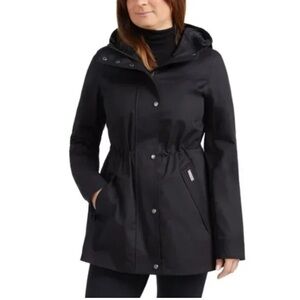 Hunter Women’s Black Water & Wind Resistant Rain Jacket NEW Small